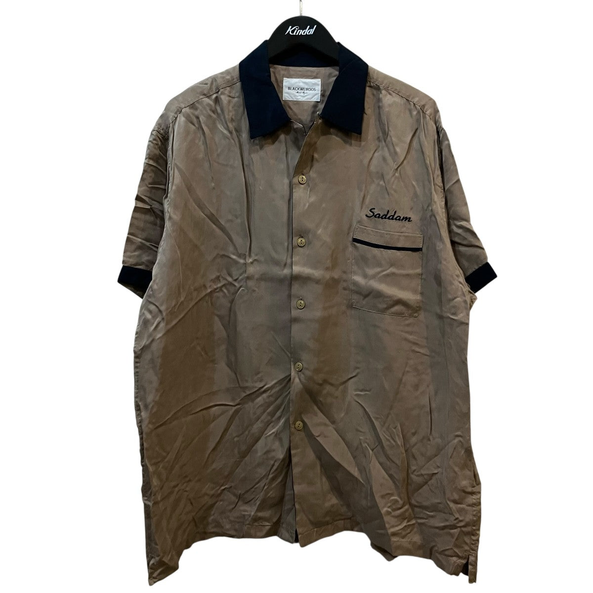 Black Weirdos 「Saddam Bowling Shirt」ボウリングシャツ18SS SH03 古着・中古-1枚目のアイテム画像