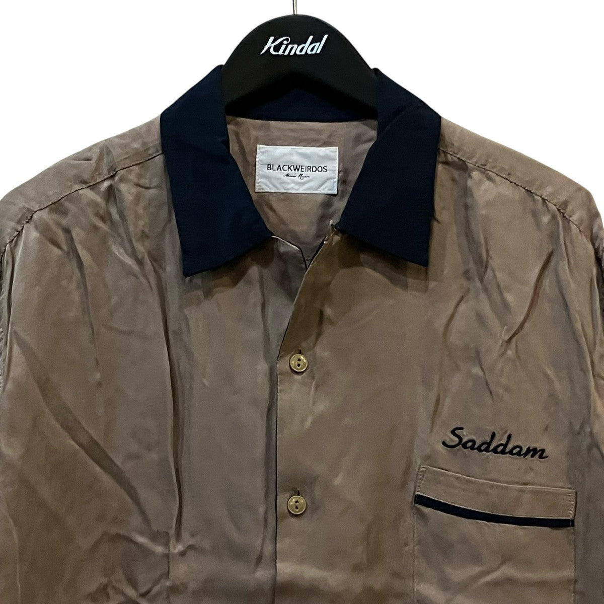 Black Weirdos 「Saddam Bowling Shirt」ボウリングシャツ18SS SH03 古着・中古-3枚目のアイテム画像