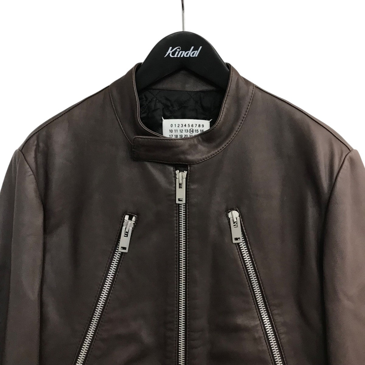 Maison Margiela14(メゾンマルジェラ14) 16AW「5ZIP LEATHRE RIDERS