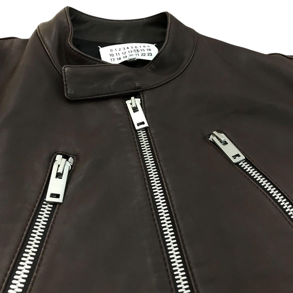 Maison Margiela14(メゾンマルジェラ14) 16AW「5ZIP LEATHRE RIDERS
