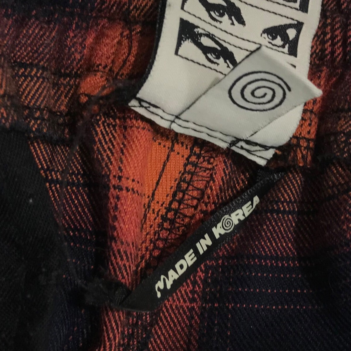 「Mirage Plaid Trackpant」チェックイージーパンツ