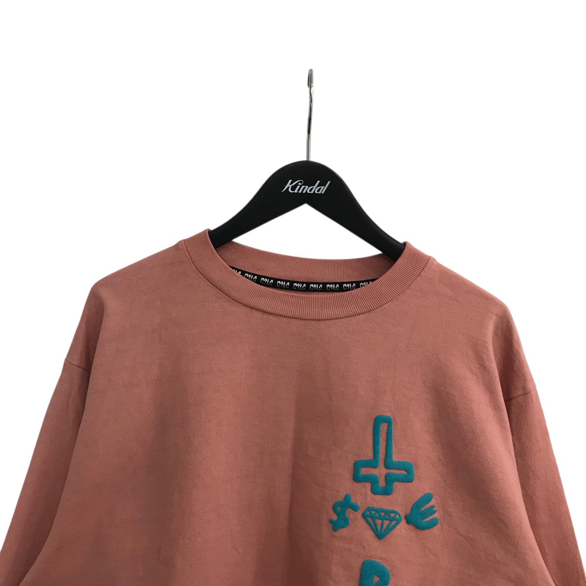 「University Crewneck」長袖プリントスウェット2401110304