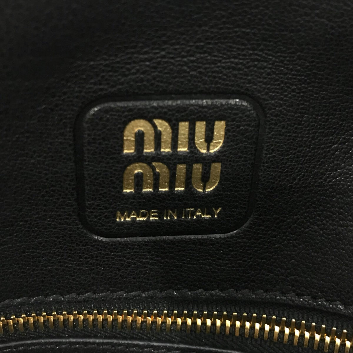 MIU MIU アバンチュール ナッパレザー ハンドバッグ5BB168 古着・中古-6枚目のアイテム画像