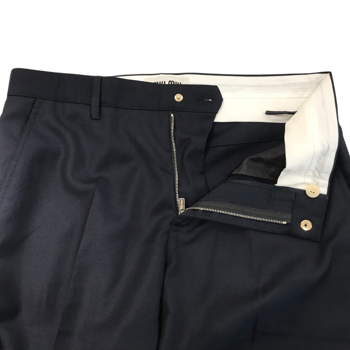 MIU MIU ヴァージンウールスラックスMP1804 古着・中古-3枚目のアイテム画像