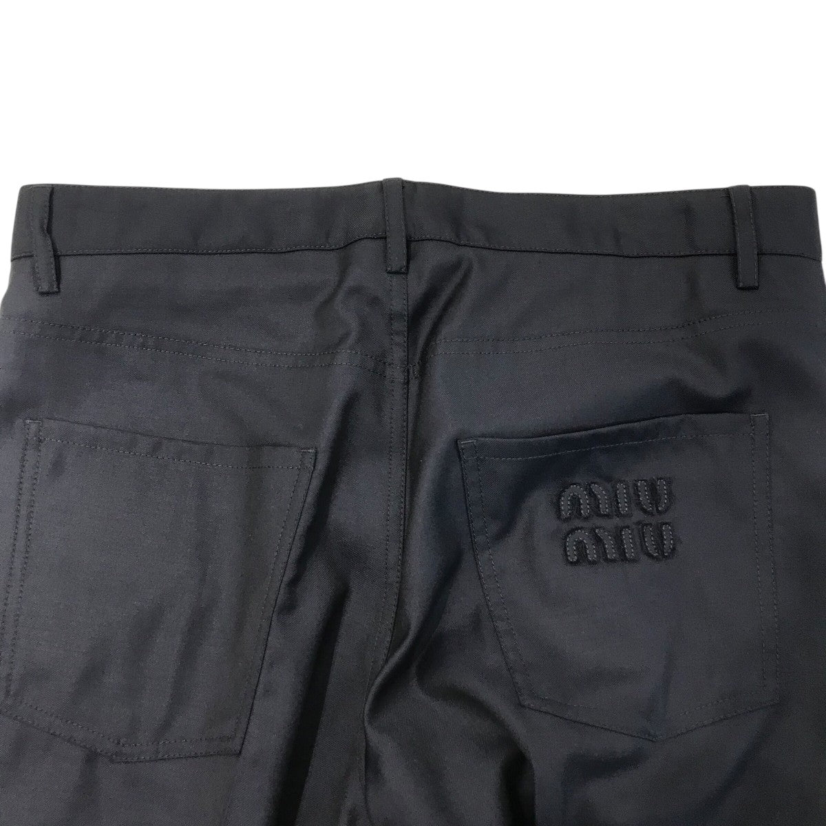 MIU MIU ヴァージンウールスラックスMP1804 古着・中古-4枚目のアイテム画像
