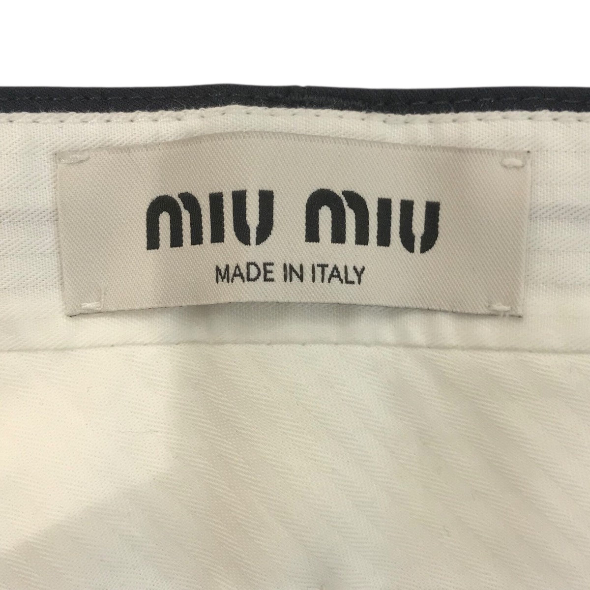 MIU MIU ヴァージンウールスラックスMP1804 古着・中古-5枚目のアイテム画像