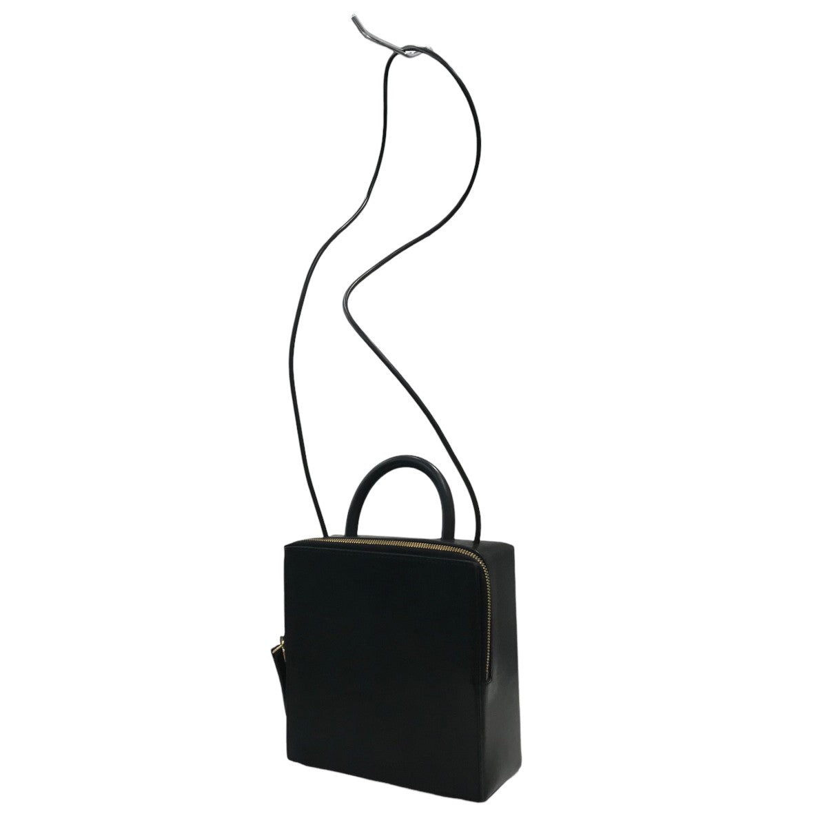 Building Block 「LEATHER BOX BAG」2wayボックスバッグ 古着・中古-1枚目のアイテム画像