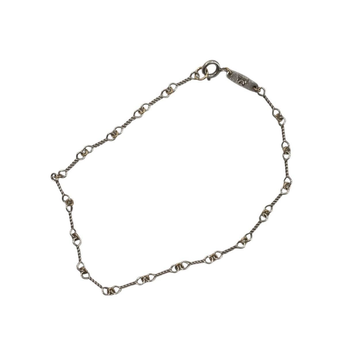 EIKI SUGAYA 「Twist SV×K18 Mix bracelet」チェーンブレスレット 古着・中古-1枚目のアイテム画像