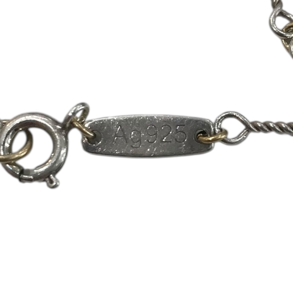 EIKI SUGAYA 「Twist SV×K18 Mix bracelet」チェーンブレスレット 古着・中古-3枚目のアイテム画像