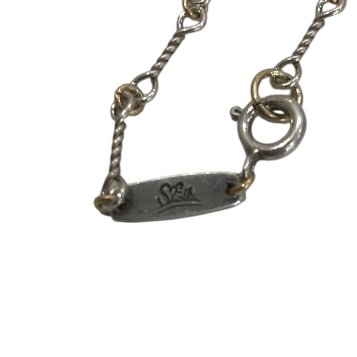 EIKI SUGAYA 「Twist SV×K18 Mix bracelet」チェーンブレスレット 古着・中古-4枚目のアイテム画像