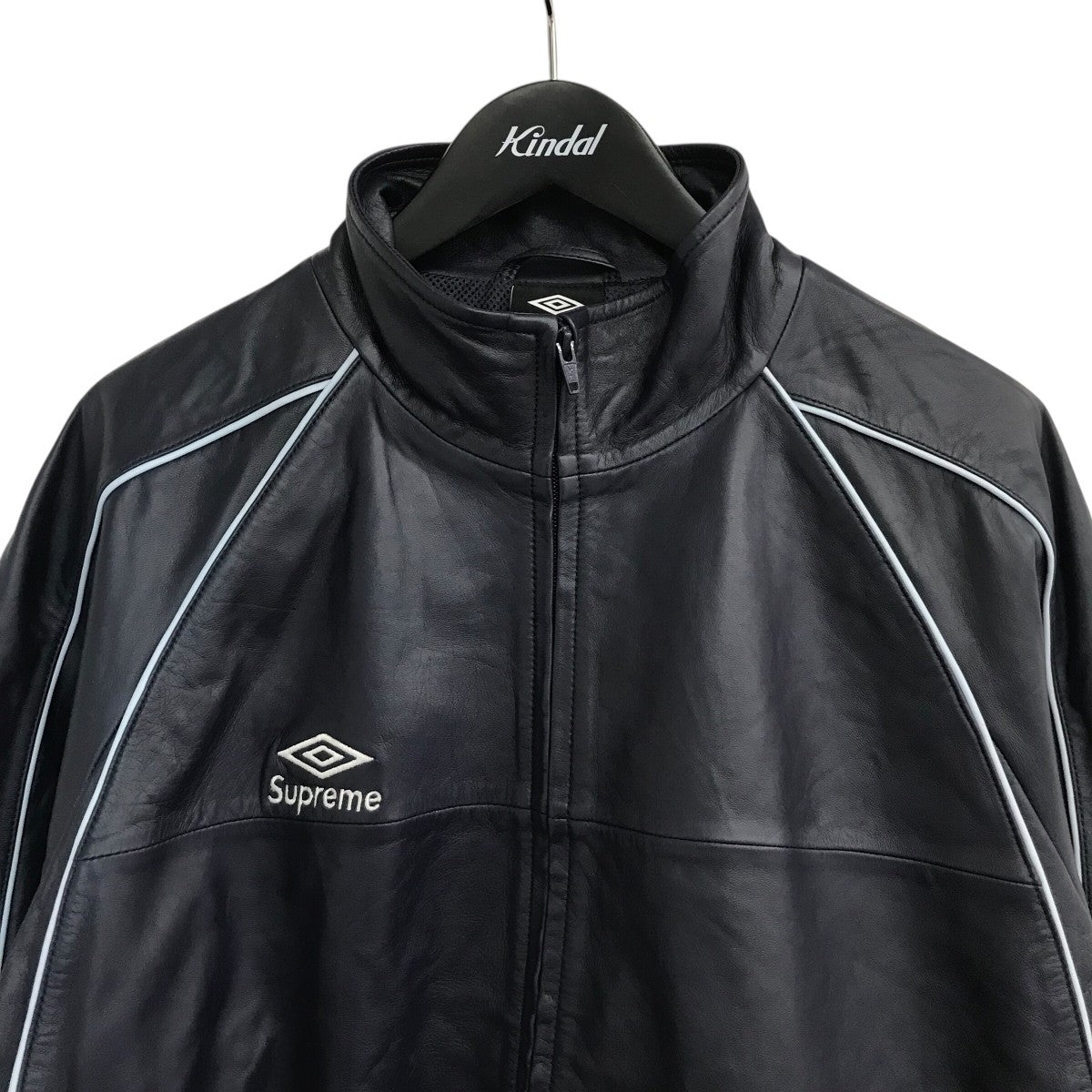 ジャケット・アウター Supreme Umbro Leather Track Jacket XL SUPREME x UMBRO Leather Track Jacket