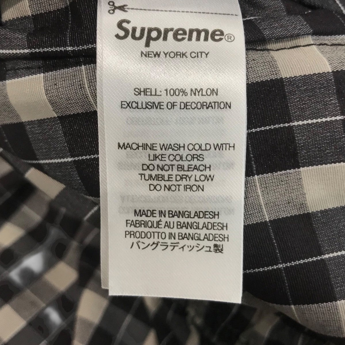 25AW「Plaid Warm Up Pant」チェック柄ウォームアップパンツ