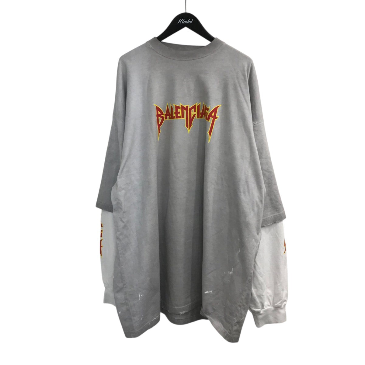 メタルロゴレイヤードTシャツ698089