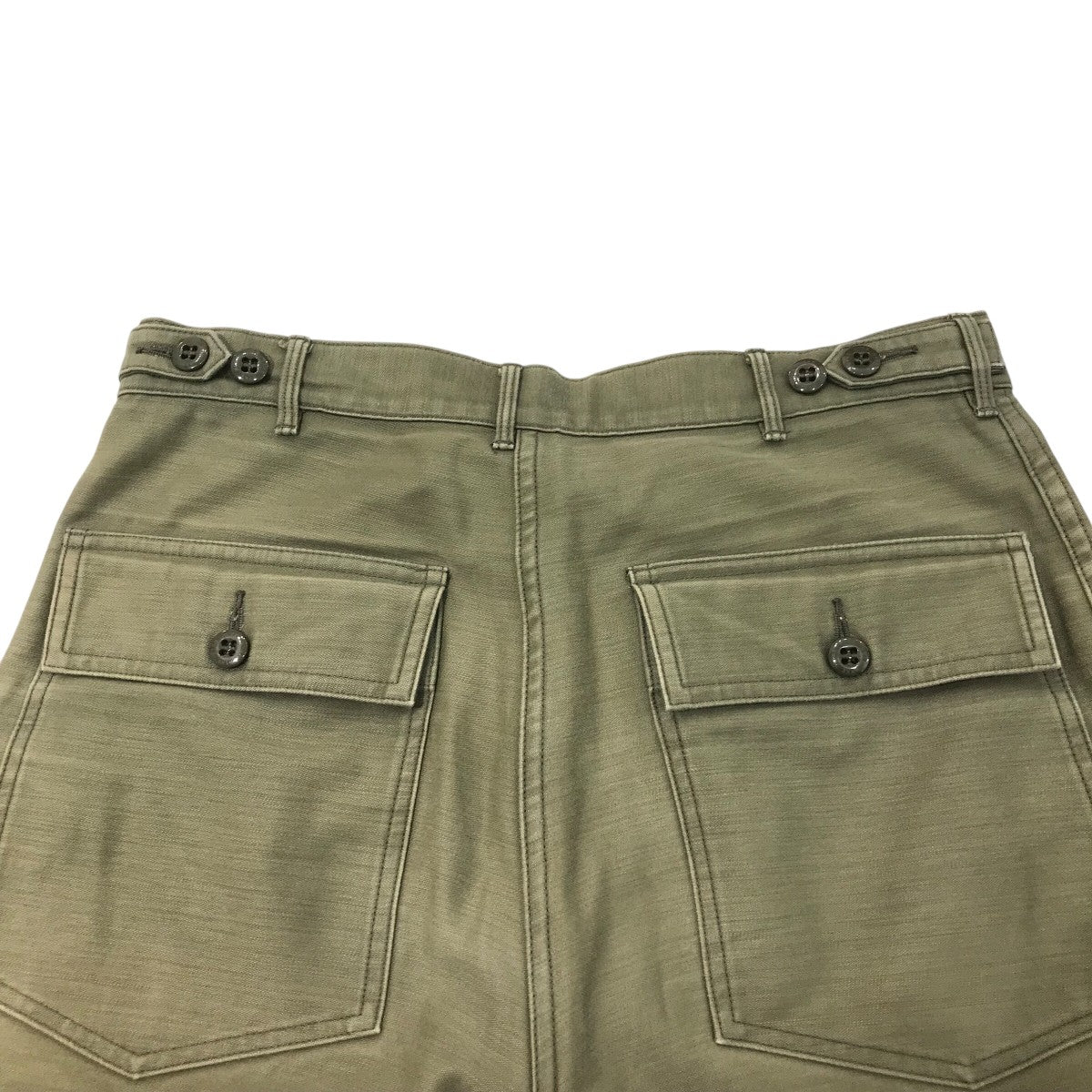 HYKE 「BACK SATIN BAKER PANTS」ベイカーパンツ13210 13210 グリーン