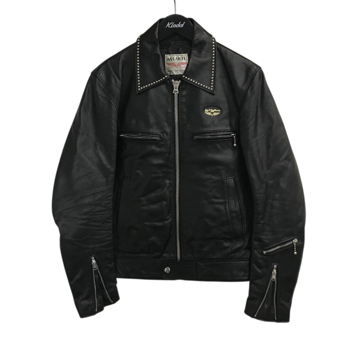 Lewis Leathers×Hysteric Glamour 「DOMINATOR」レザージャケット02171LB03 古着・中古-1枚目のアイテム画像