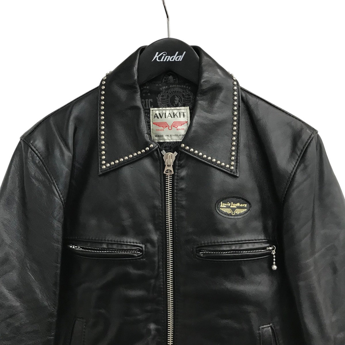 Lewis Leathers×Hysteric Glamour 「DOMINATOR」レザージャケット02171LB03 古着・中古-3枚目のアイテム画像