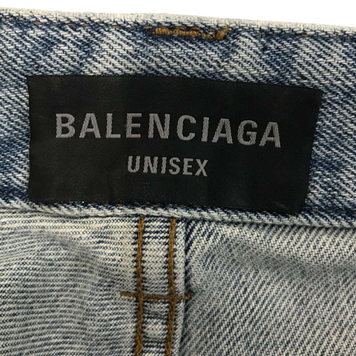 「PULL-UP TROUSERS」デニムパンツ704282