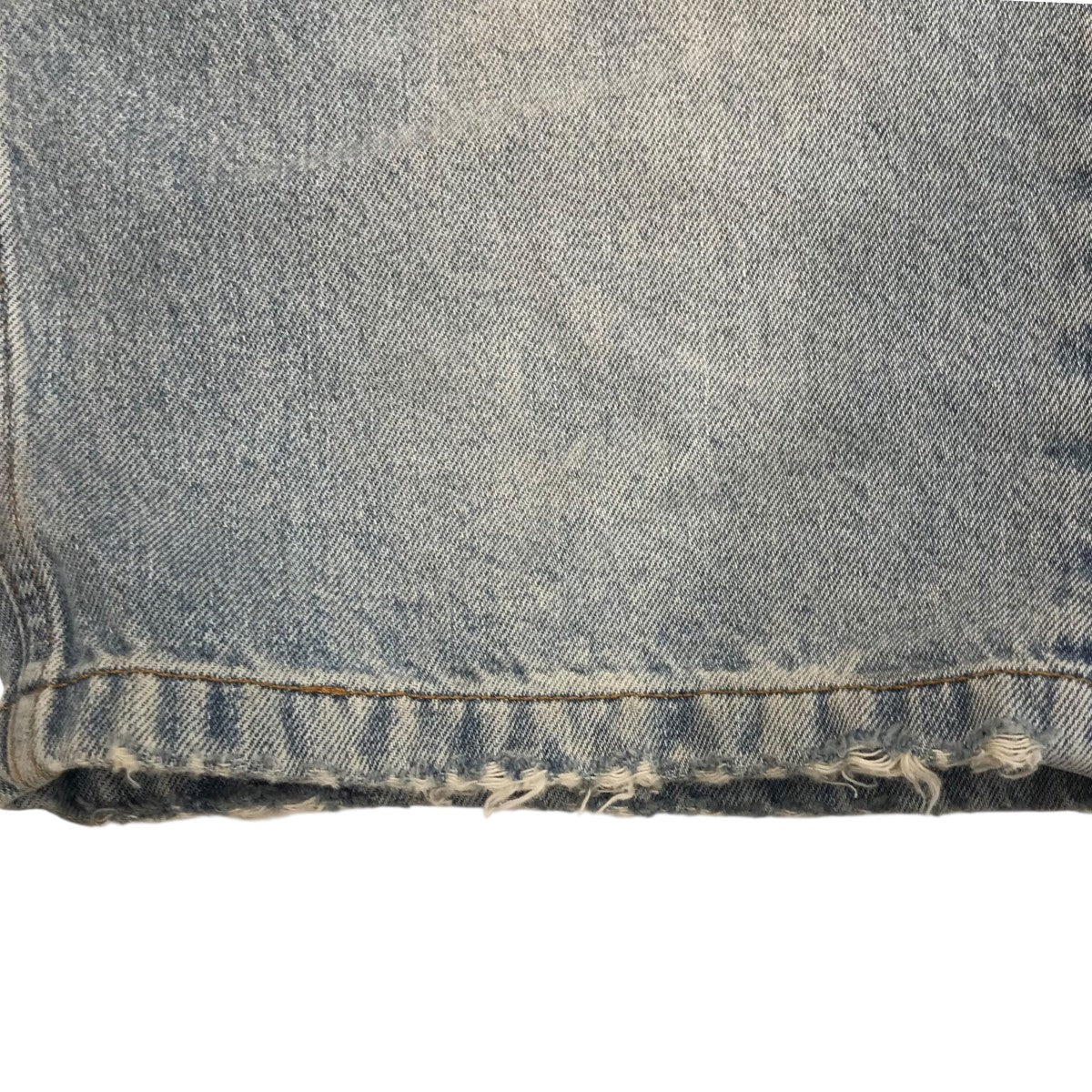 「PULL-UP TROUSERS」デニムパンツ704282