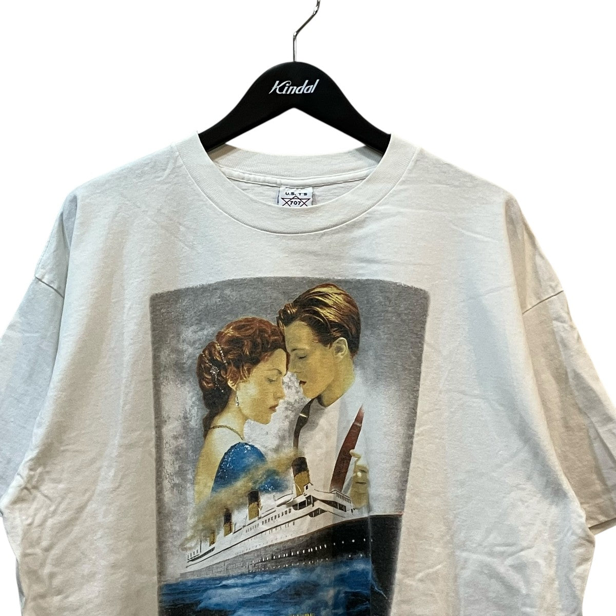 NO BRAND 90sタイタニックプリントTシャツ 古着・中古-3枚目のアイテム画像