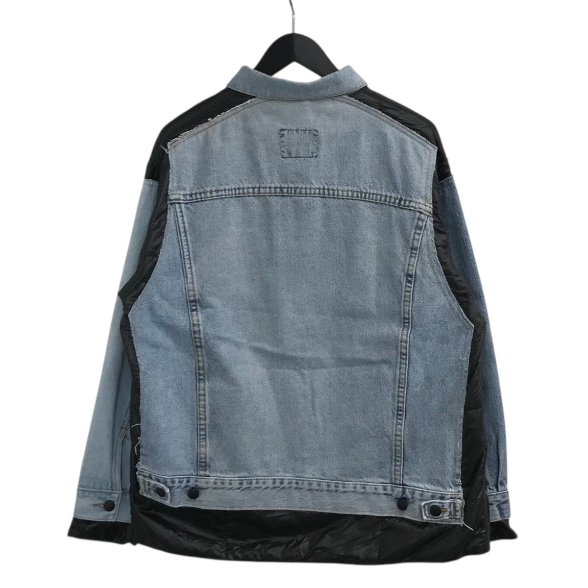 「Jean Jacket Covererd Jacket」ナイロンドッキングデニムジャケットPU337