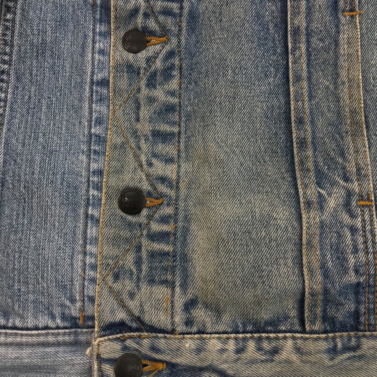 「Jean Jacket Covererd Jacket」ナイロンドッキングデニムジャケットPU337