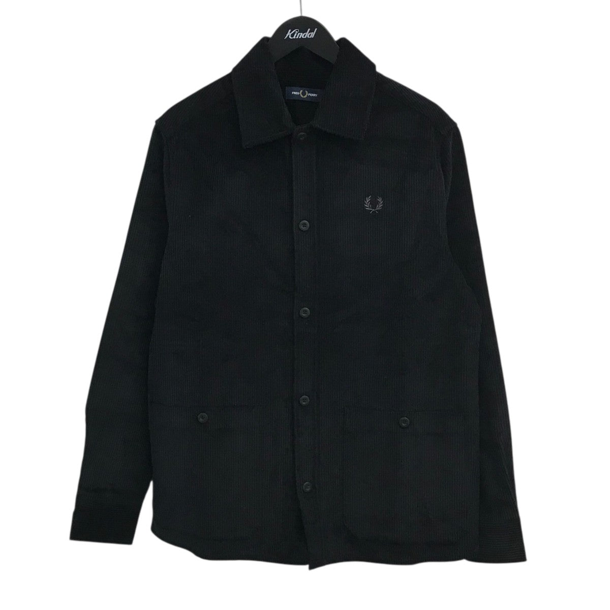 あ〜　Fred Perry コーデュロイ ブルゾン　ブラック フレッドペリー コーデュロイブルゾン ブラック