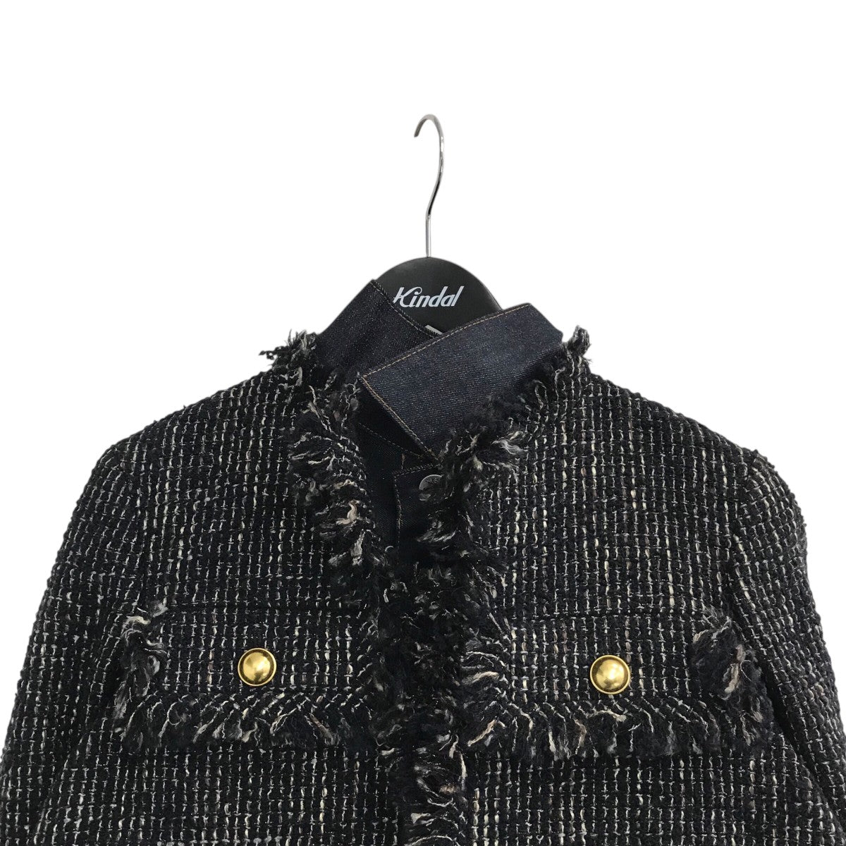 sacai(サカイ) 25AW「Tweed Jacket」デニムドッキングツイード
