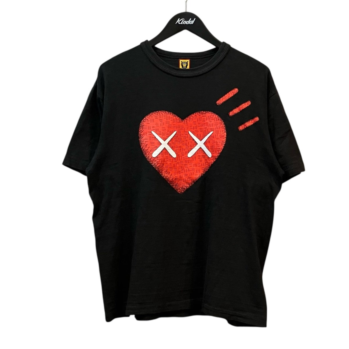 HUMAN MADE×KAWS プリントTシャツ 古着・中古-1枚目のアイテム画像