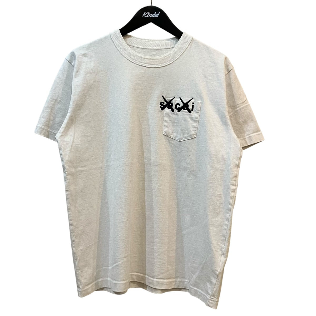 sacai×KAWS ポケットTシャツ21 0285S 21 0285S ホワイト サイズ 2