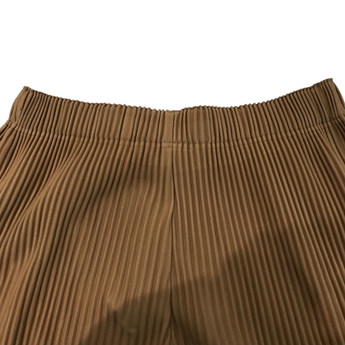 HOMME PLISSE イッセイミヤケ　プリーツ　パンツ　ブラウン HOMME PLISSE ISSEY MIYAKE(イッセイミヤケオムプリッセ) プリーツ