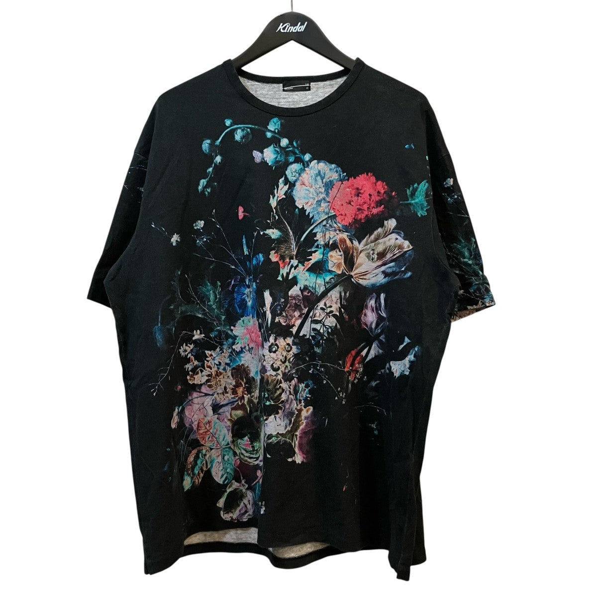 LAD MUSICIAN 「BIG T-SHIRT 14 1 T-CLOTH INKJET」花柄Tシャツ2119 706 古着・中古-1枚目のアイテム画像
