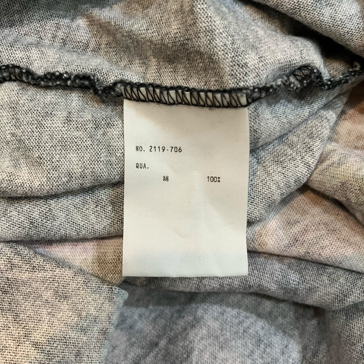 LAD MUSICIAN 「BIG T-SHIRT 14 1 T-CLOTH INKJET」花柄Tシャツ2119 706 古着・中古-6枚目のアイテム画像