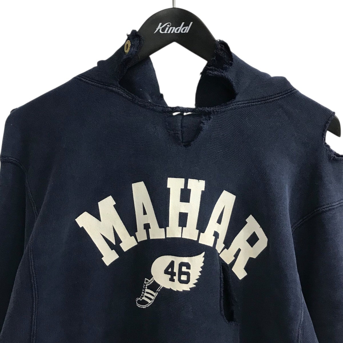 80s「トリコタグ MAHAR ウィングフット」リバースウィーブパーカー