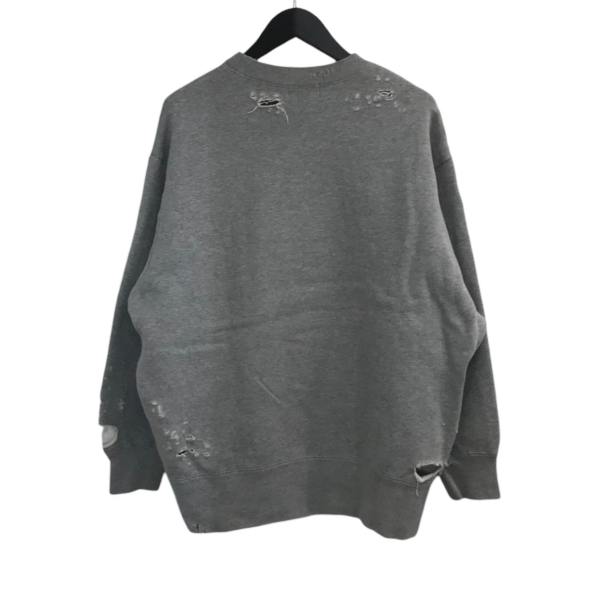 KOLOR(カラー) ダメージ加工スウェット21WCLT06206 21WCLT06206 グレー