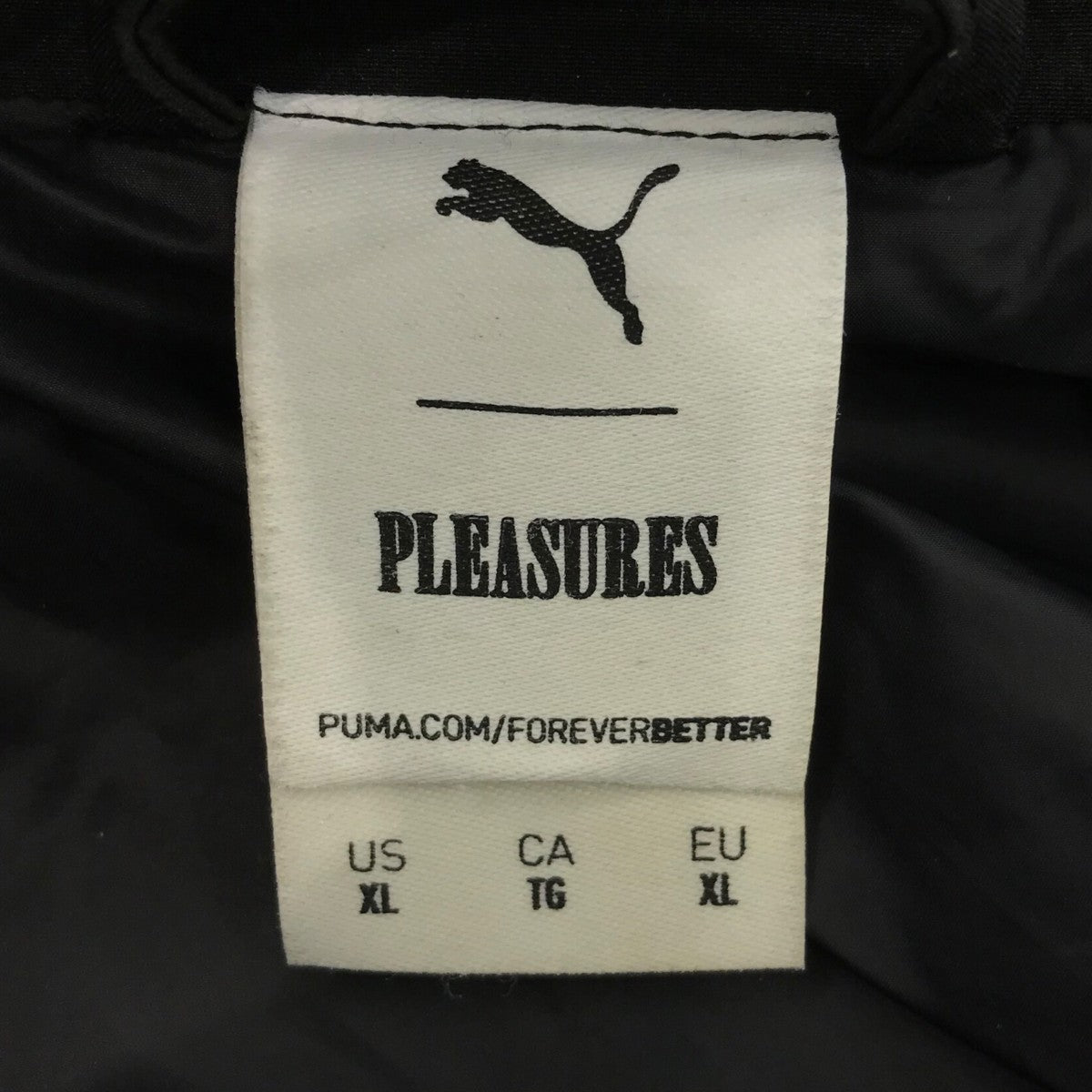 PLEASURES×PUMA ジップアップジャケット ブラック サイズ Xl｜【公式