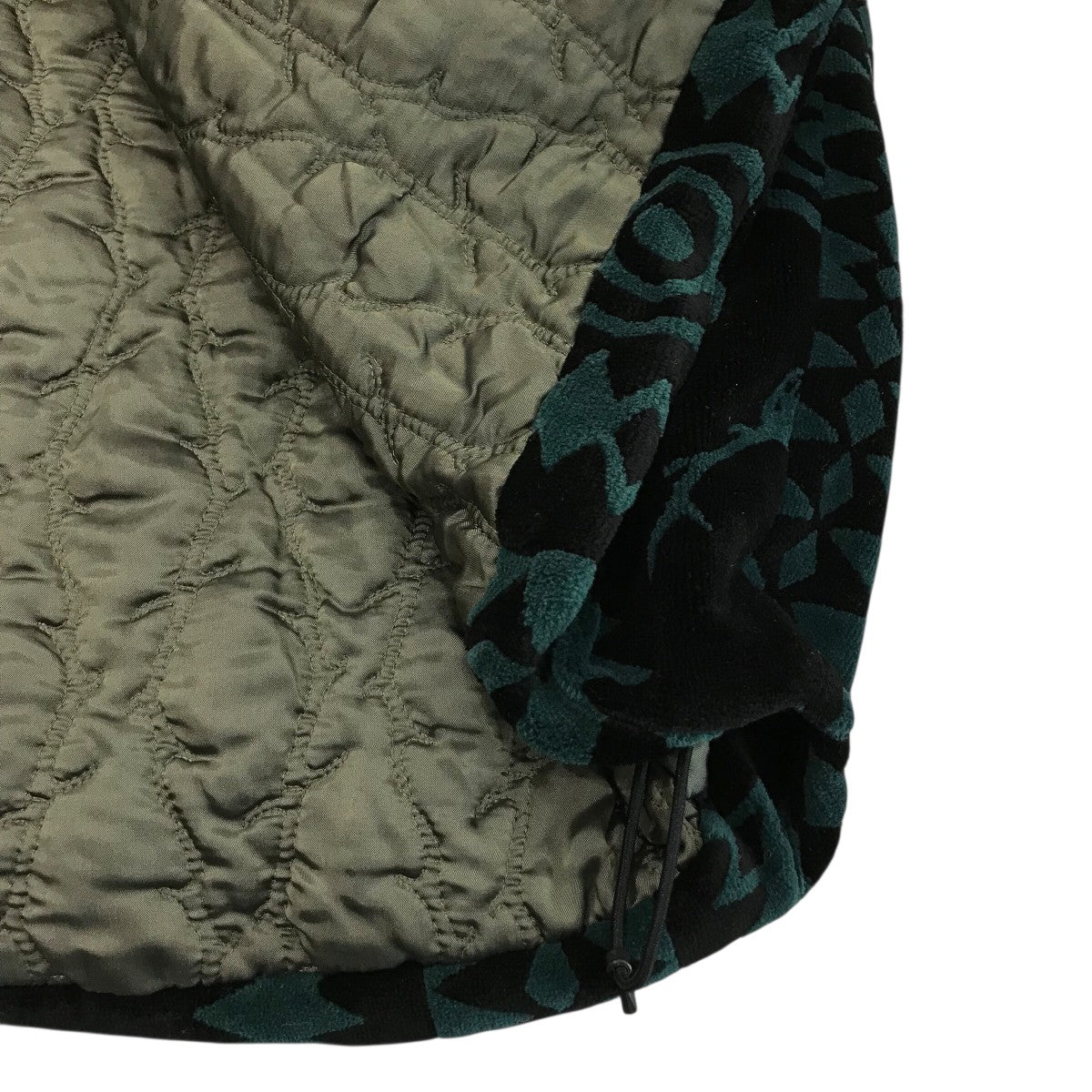 south2 west8 「WEATHER EFFECT JACKET - VELVET JQ． SKULL ＆ TARGET」中綿フーデッドジャケットLQ691 古着・中古-5枚目のアイテム画像