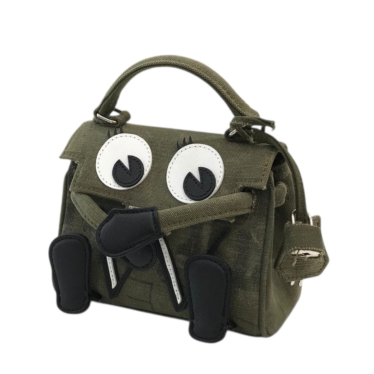 「MONSTER BAG」ヴィンテージコットンモンスターミニショルダーバッグREDWCOKH000009