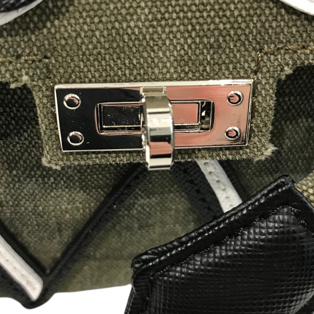 「MONSTER BAG」ヴィンテージコットンモンスターミニショルダーバッグREDWCOKH000009