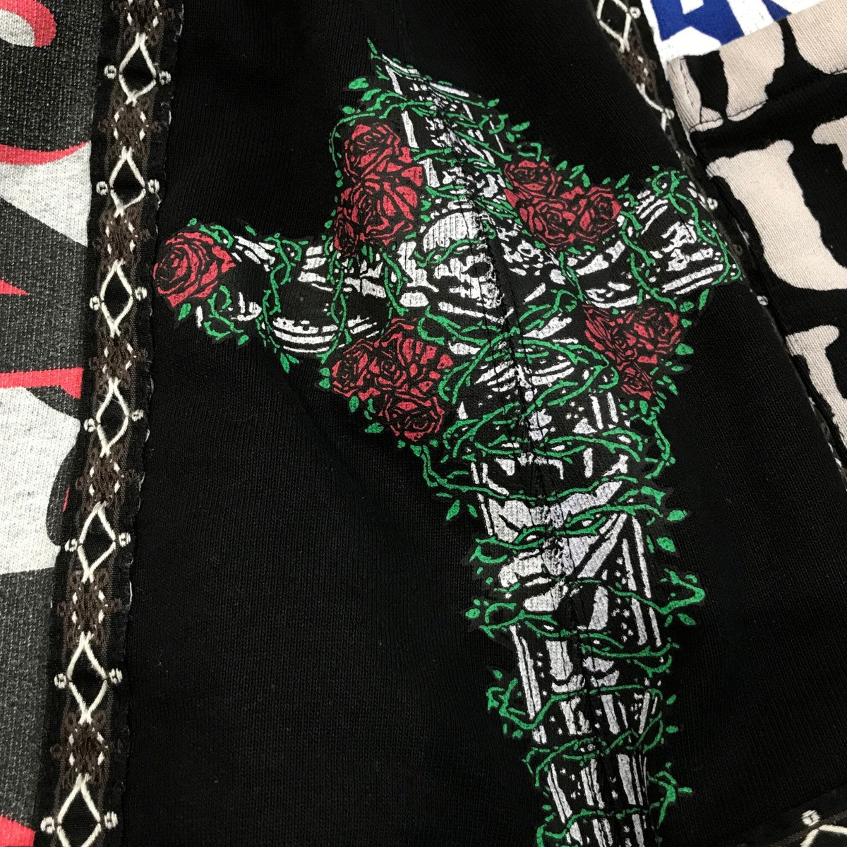 NUMBER (NINE) Supreme パッチワークパンツ Supreme Number (N)ine Patches Loose Fit Jean Black Men's - FW25 - US
