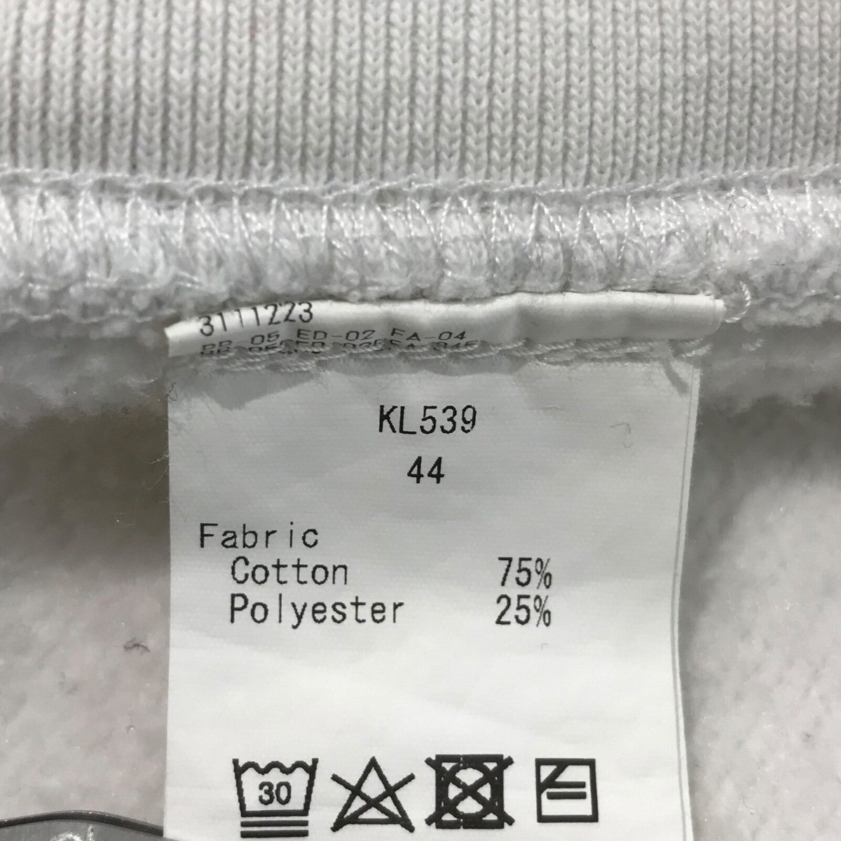 ダメージ加工スウェットKL539