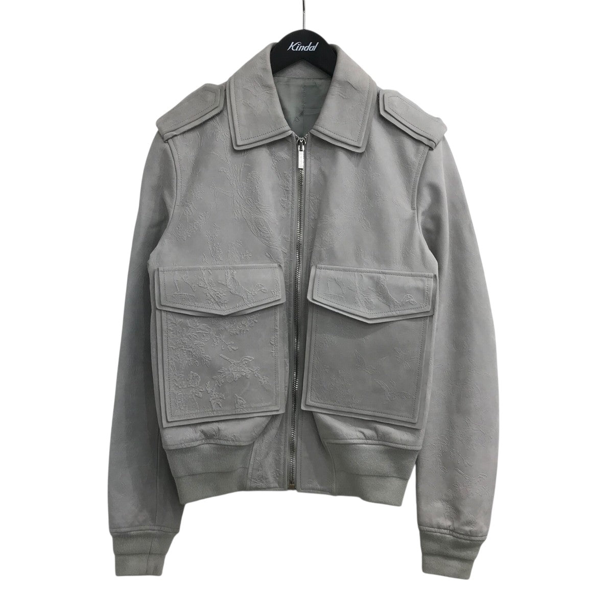 DIOR フラワーエンボスレザージャケット923L405A0371 古着・中古-1枚目のアイテム画像