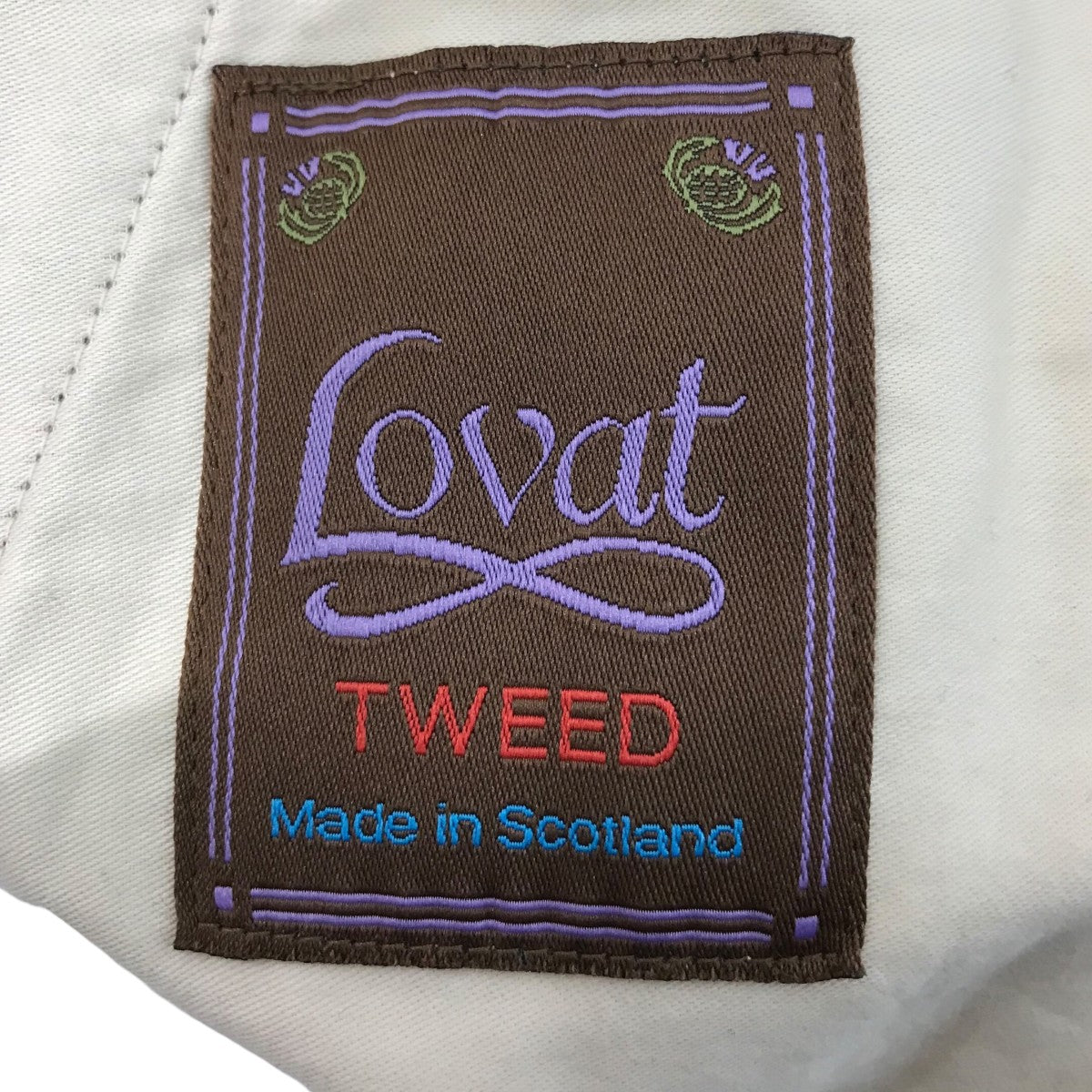 LOVAT TWEEDチェックスラックス24044504102HN