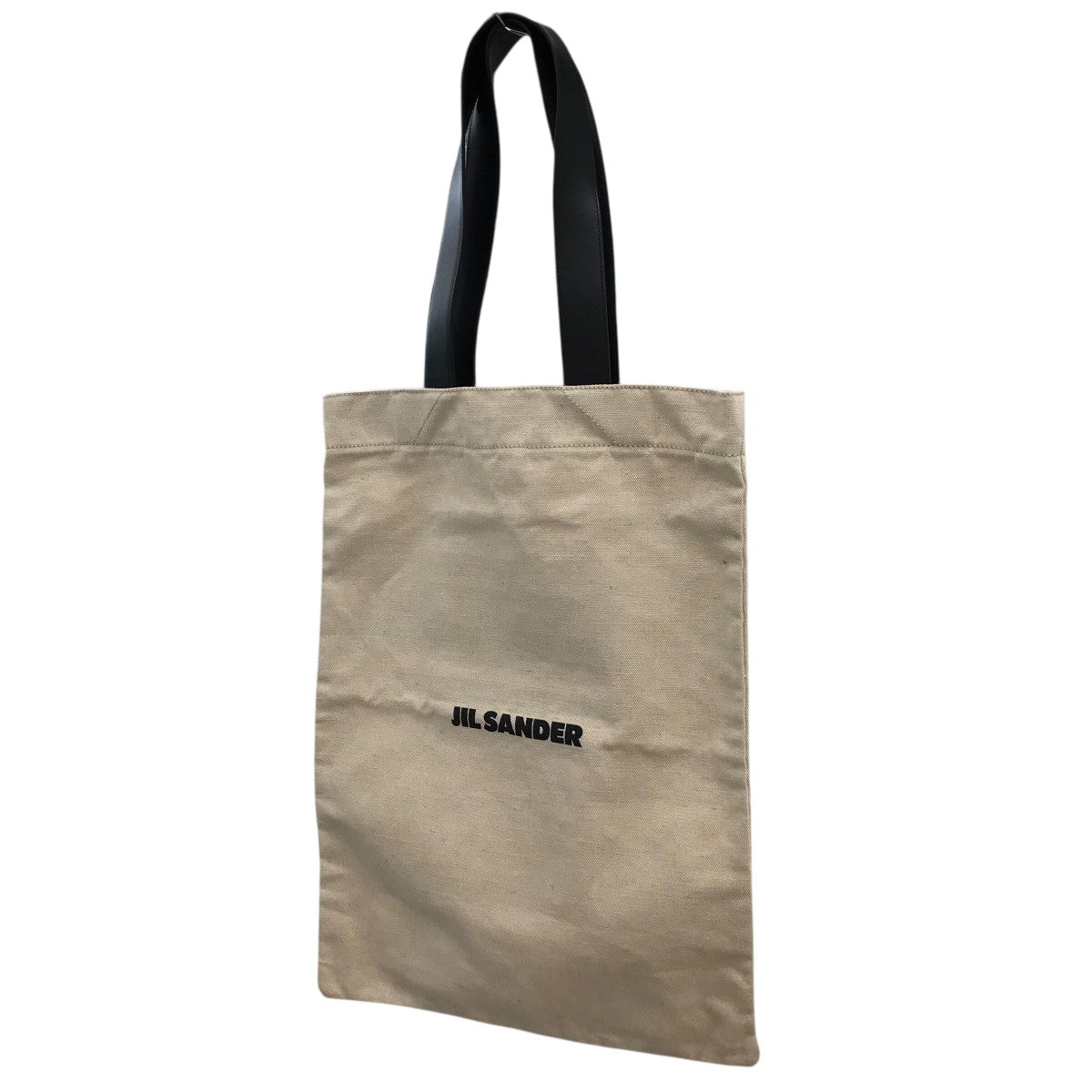 「BOOK TOTE GRANDE」レザーハンドルキャンバストートバッグ