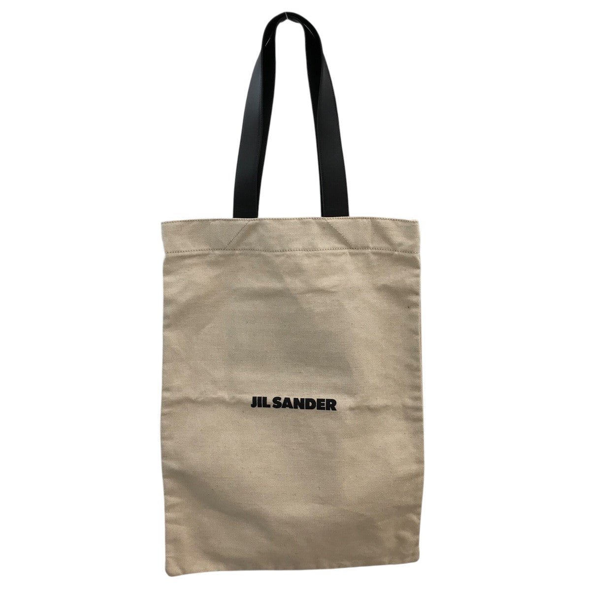 「BOOK TOTE GRANDE」レザーハンドルキャンバストートバッグ