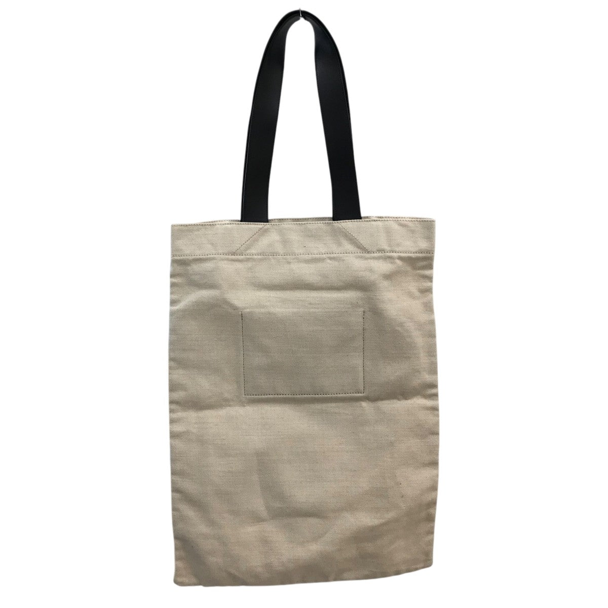「BOOK TOTE GRANDE」レザーハンドルキャンバストートバッグ