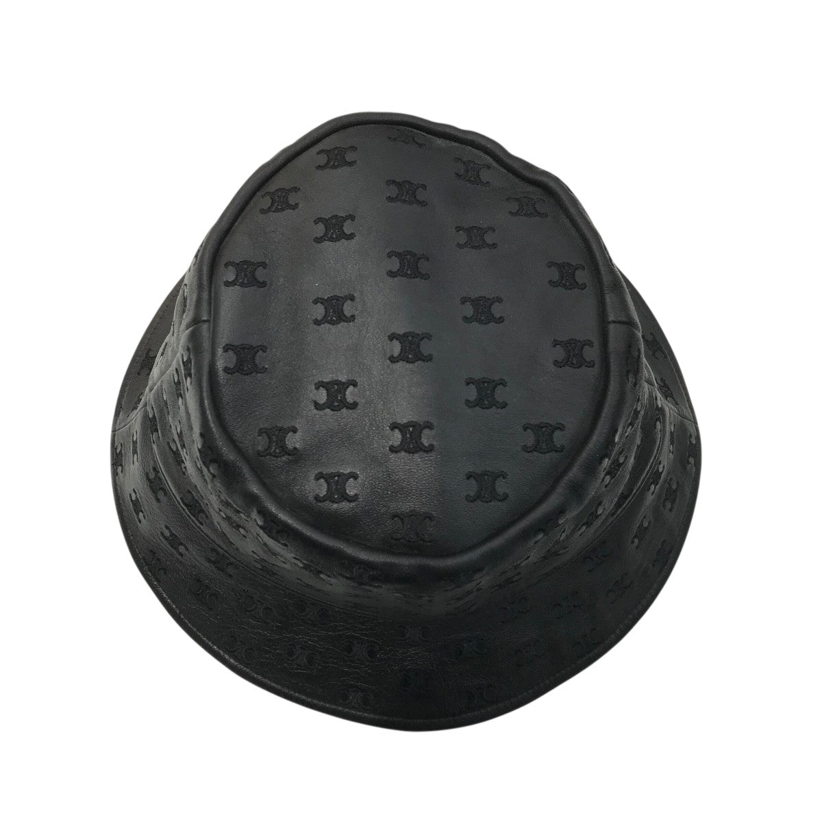 CELINE(セリーヌ) トリオンフレザーバケットハット2AUJ8269L 38NO