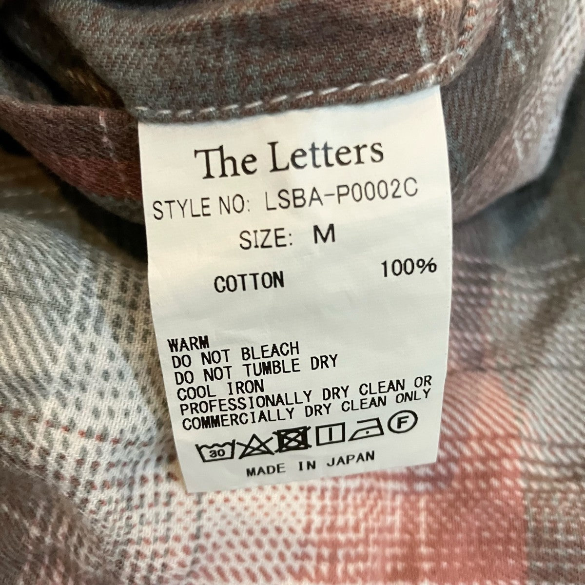 The Letters チェックショーツ 古着・中古-7枚目のアイテム画像