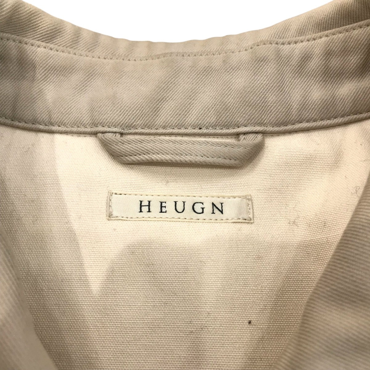 HEUGN 「Albert」コットンダブルクロスバルカラーコートCOAT 025 古着・中古-6枚目のアイテム画像
