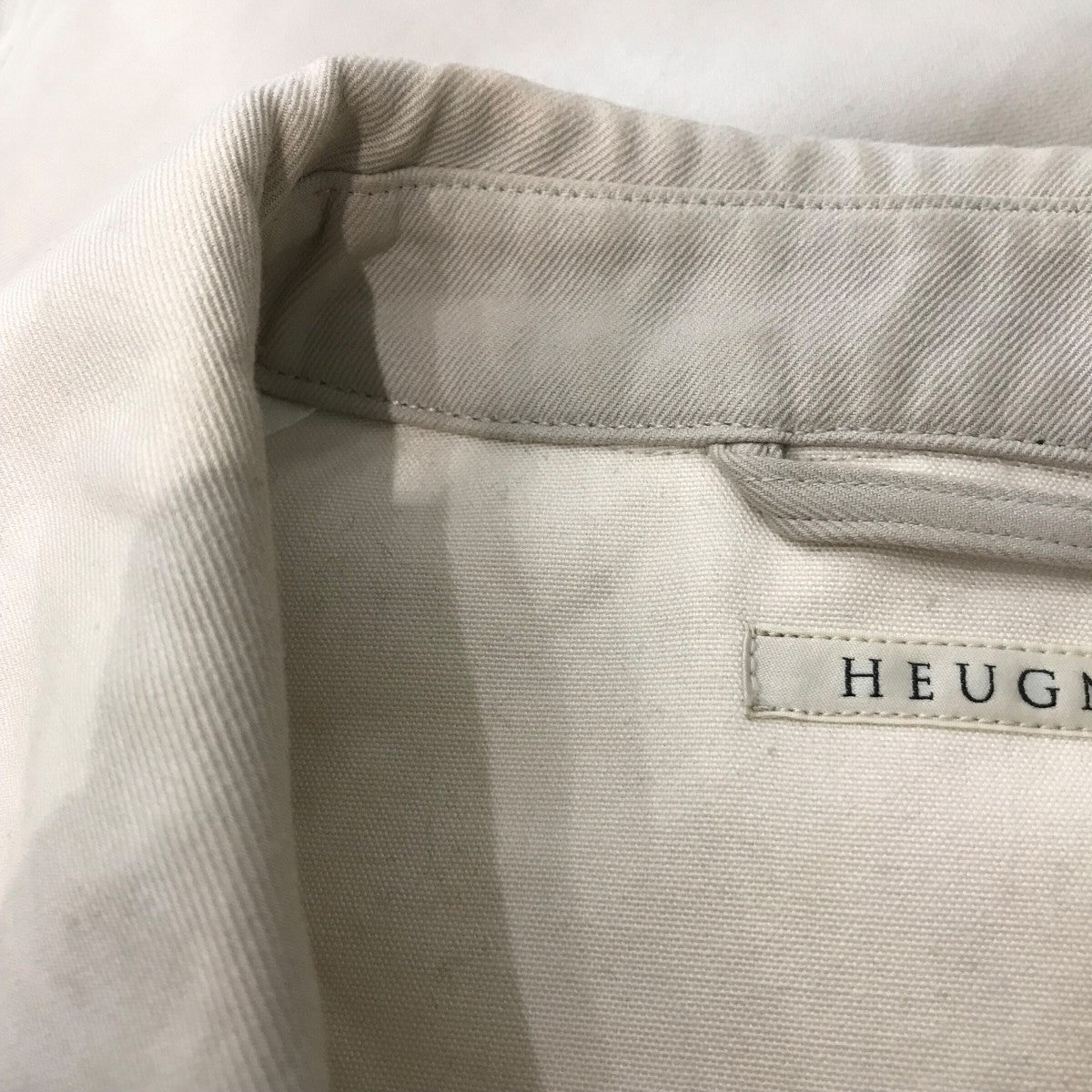 HEUGN 「Albert」コットンダブルクロスバルカラーコートCOAT 025 古着・中古-9枚目のアイテム画像