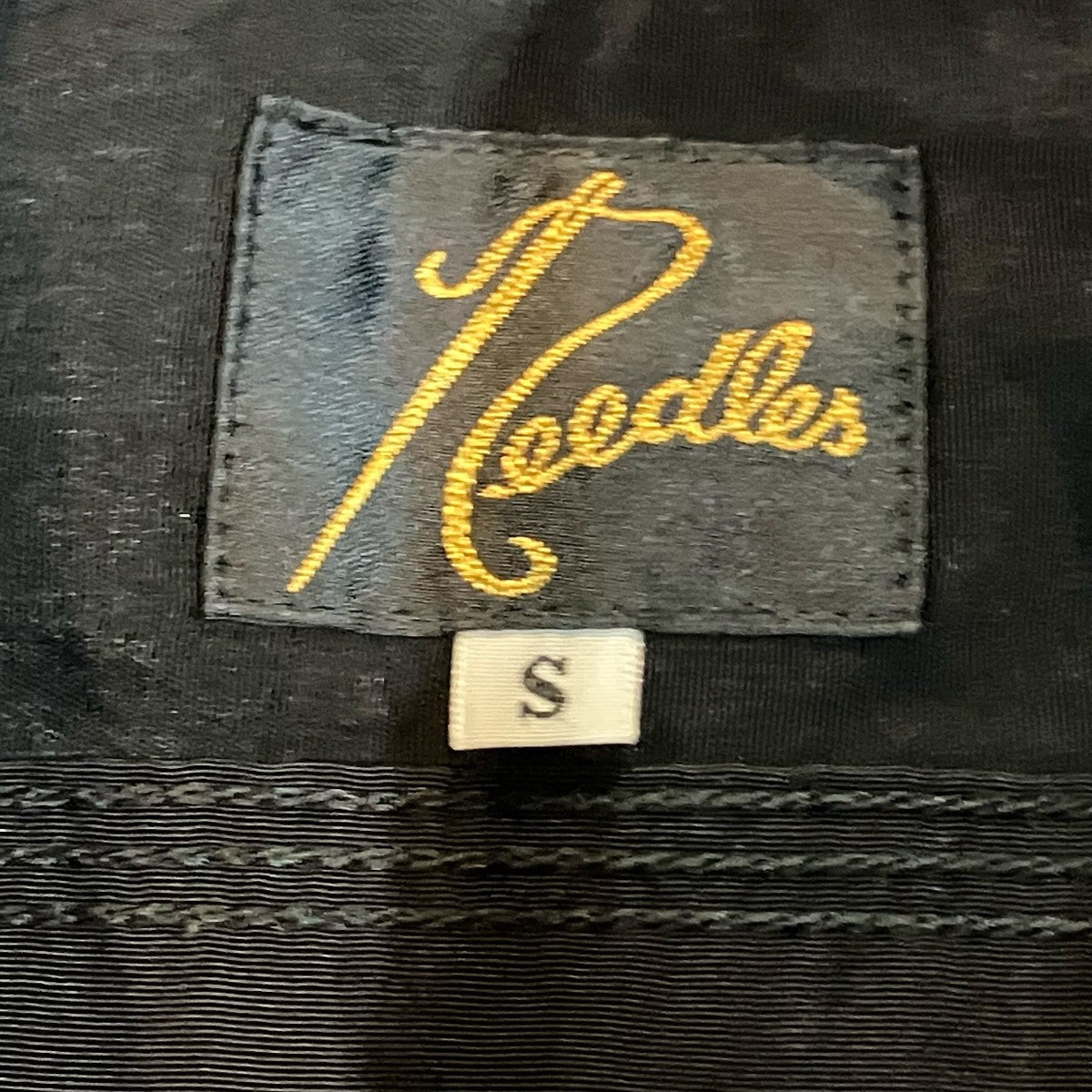 Needles S S Work Shirt-Poly Cloth 半袖シャツ 古着・中古-5枚目のアイテム画像